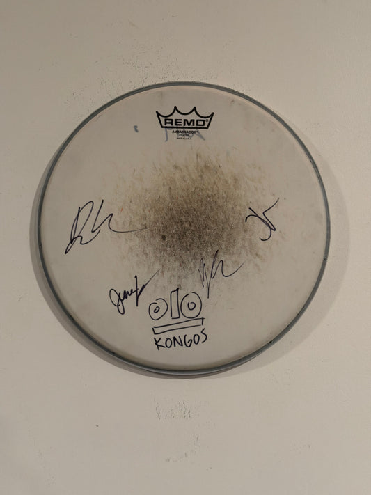 #8 - 12” Signed Drum Head White