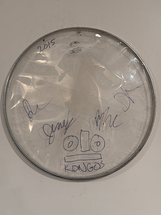 #6 - 14” Signed Drum Head Clear