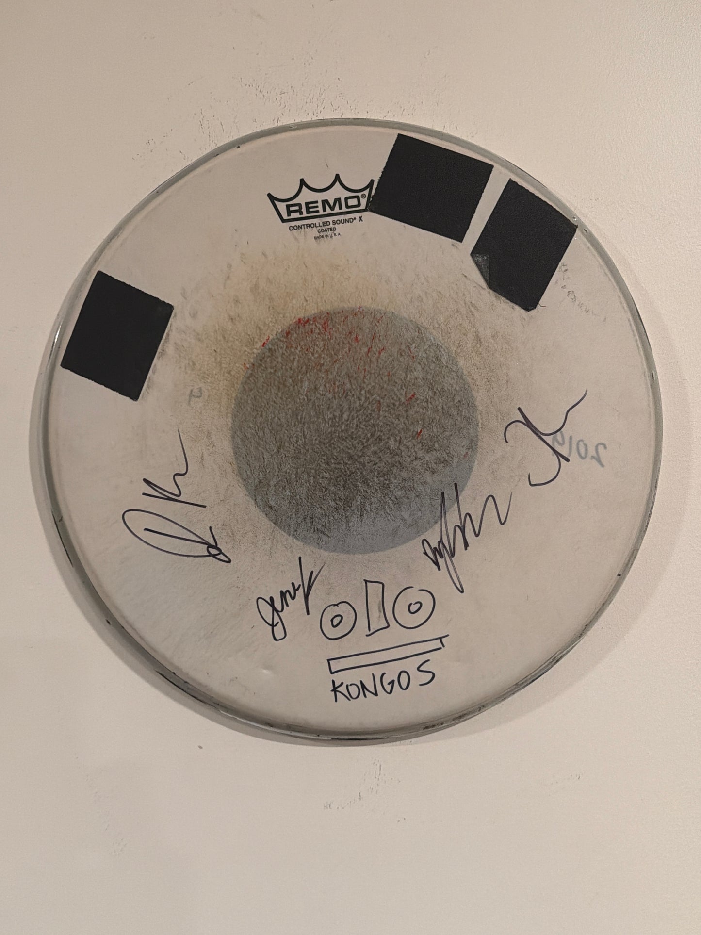 #4 - 14” Signed Drum Head White